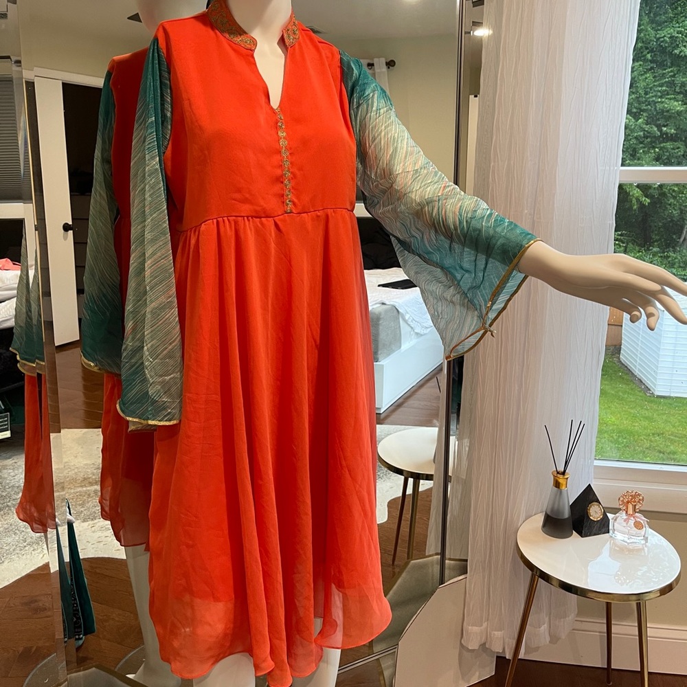 Xxl indian pakistani anarkali dress